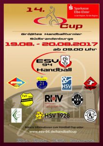 Plakat Handballturnier 2017