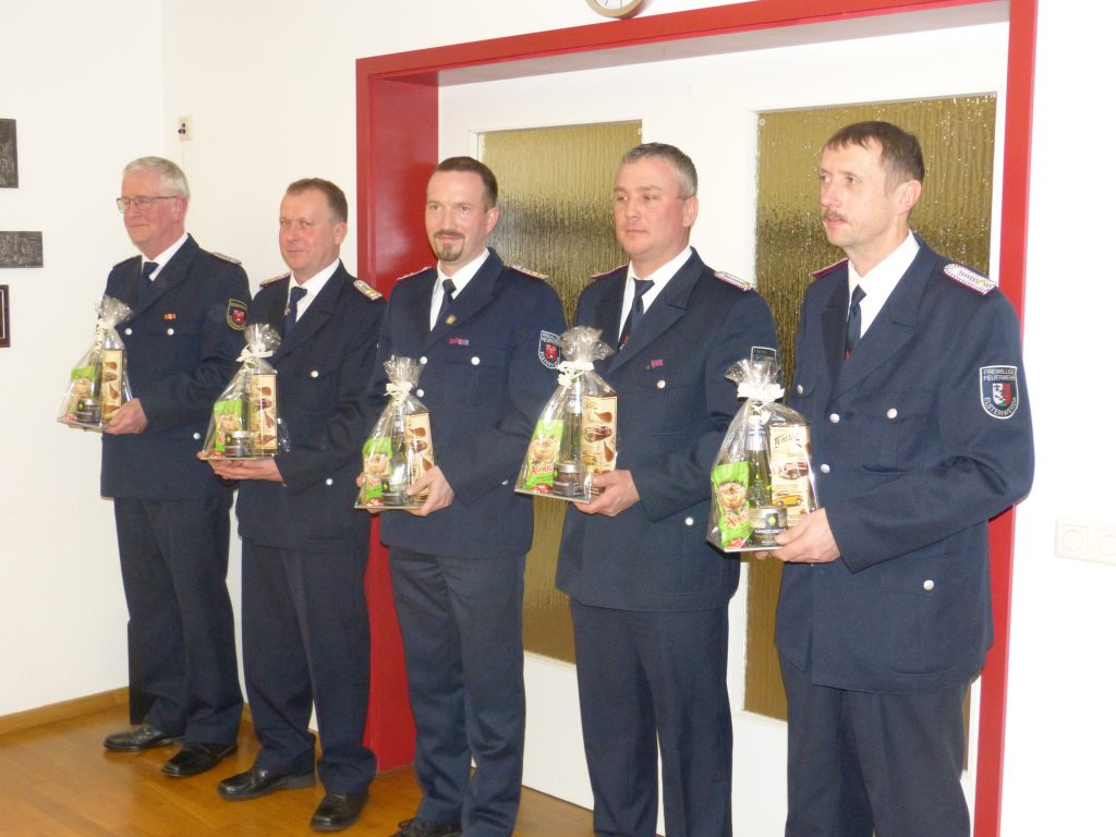 Danksagung an die Wehrführung der Freiwilligen Feuerwehr Elsterwerda