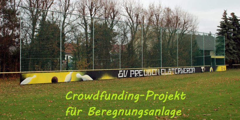 Crowdfunding-Projekt für Beregnungsanlage des SV Preußen Elsterwerda