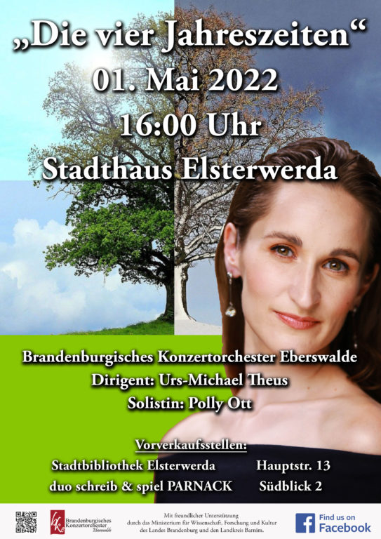 die vier Jahreszeiten mit dem brandenburgischen konzertorchester Eberswalde am 01.05.2022