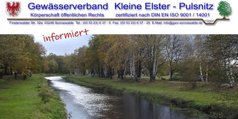 Gewässerverband Kleine Elster-Pulsnitz informiert