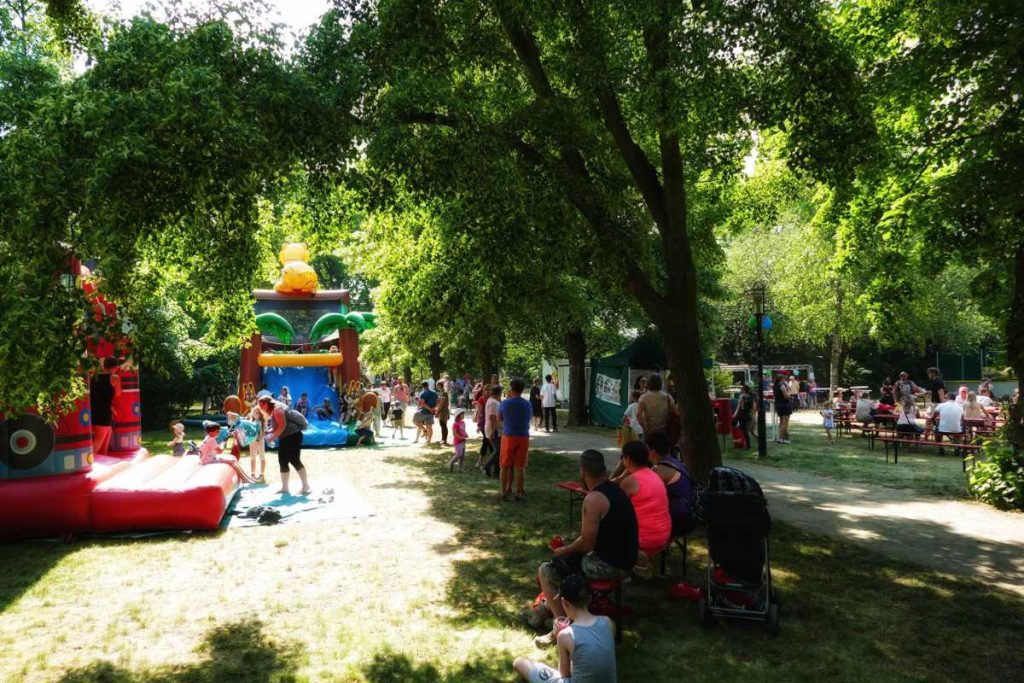 Buntes Treiben beim 1. Kinderfest im Stadtpark Elsterwerda
